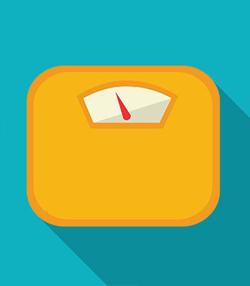 flat graphic of scale